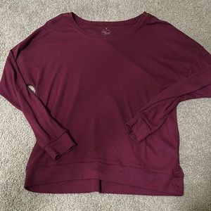 American eagle maroon sweater size L